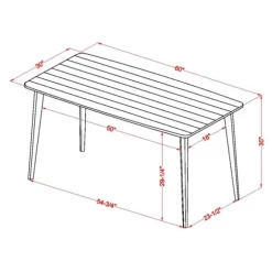 Kirkland's Home Dining Tables-Dark Wood And Metal Dining Table