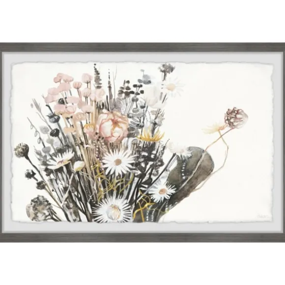 Kirkland's Home Framed Art-Deckled Flowering Bundle Framed Art Print
