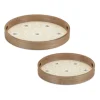 Kirkland's Home Decorative Trays-Decorative 2-Pc. Tray Set
