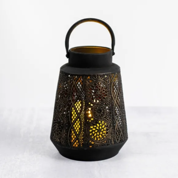Kirkland's Home Lanterns-Decorative Pierced Metal Lantern, 12 In.