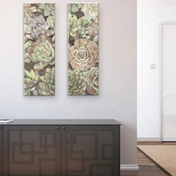 Kirkland's Home Canvas Art-Desert Garden I And Ii Canvas Art Prints, Set Of 2