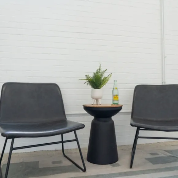 Kirkland's Home Arrangements & Greenery-Desktop Palm Plant In White Planter