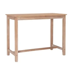 Kirkland's Home Dining Tables-Distressed Acacia Brown Wood Bar Table