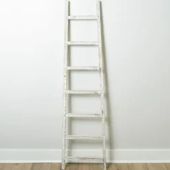 Kirkland's Home Decorative Accents-Distressed Leaning Ladder