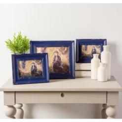 Kirkland's Home Picture Frames-Distressed Navy Farmhouse Frame, 8X10