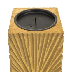 Kirkland's Home Candle Holders-Distressed Sunburst Candle Holders, Set Of 3