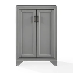 Kirkland's Home Bathroom Furniture-Distressed Wood Accent Cabinet