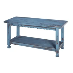 Kirkland's Home Benches & Ottomans-Distressed Wood Antique Bench