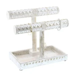 Kirkland's Home Decorative Accents-Distressed Wood Jewelry Stand