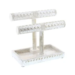 Kirkland's Home Decorative Accents-Distressed Wood Jewelry Stand