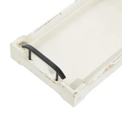 Kirkland's Home Decorative Trays-Distressed Wood Trays, Set Of 2