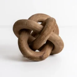 Kirkland's Home Statues & Figurines-Distressed Wooden Knot Sculpture