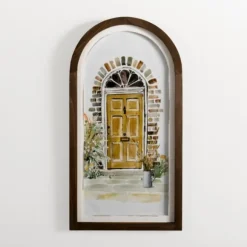 Kirkland's Home Framed Art-Door Arched Framed Art Print