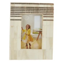 Kirkland's Home Picture Frames-Dotted Wide Border Picture Frame, 4X6