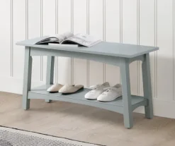 Kirkland's Home Benches & Ottomans-Dove Rustic Farmhouse Wood Bench