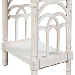 Kirkland's Home Accent & End Tables-1-Drawer Cathedral Sides Accent Table