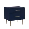 Kirkland's Home Nightstands-2-Drawer Nightstand With Gold Hardware