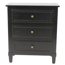 Kirkland's Home Accent & End Tables-3-Drawer Wooden Accent Table