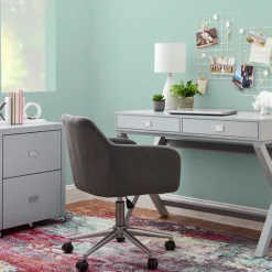 Kirkland's Home Office Furniture-2-Drawer X-Frame Desk