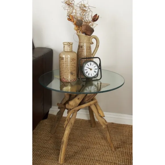 Kirkland's Home Accent & End Tables-Driftwood Branch Base Accent Table