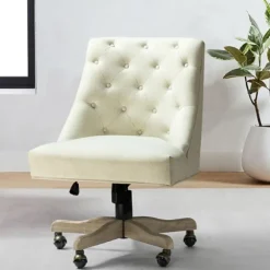 Kirkland's Home Office Furniture-Dylan Upholstered Office Chair