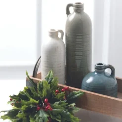 Kirkland's Home Vases-Earth Tones Jug Vases, Set Of 3