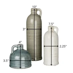 Kirkland's Home Vases-Earth Tones Jug Vases, Set Of 3