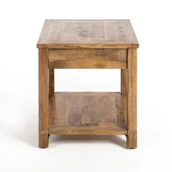 Kirkland's Home Accent & End Tables-Easton Mango Wood Side Table