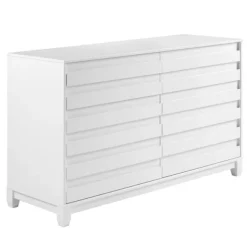 Kirkland's Home Dressers & Chests-Eco Pine Wood Channeled Drawer Dresser