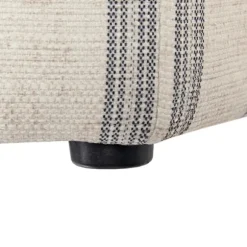 Kirkland's Home Benches & Ottomans-Ellen Stripe Martha Stewart Cocktail Ottoman