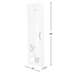 Kirkland's Home Armoires-Eloise Armoire Jewelry Mirror