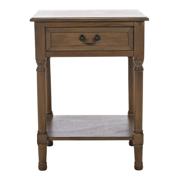 Kirkland's Home Accent & End Tables-Emory Natural Single Drawer Accent Table