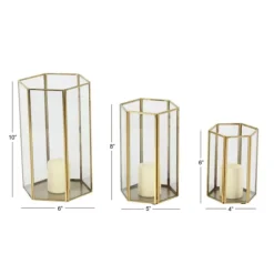 Kirkland's Home Lanterns-En Geometric 3-Pc. Decorative Lantern Set