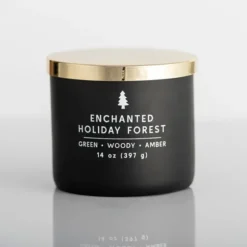 Kirkland's Home Candles-Enchanted Holiday Forest Triple Wick Jar Candle
