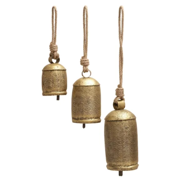 Kirkland's Home Decorative Accents-Engraved Hanging Decorative Bells, Set Of 3