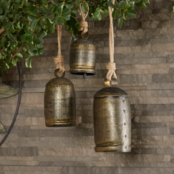 Kirkland's Home Decorative Accents-Engraved Hanging Decorative Bells, Set Of 3