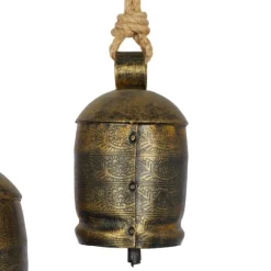 Kirkland's Home Decorative Accents-Engraved Hanging Decorative Bells, Set Of 3