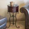 Kirkland's Home Accent & End Tables-Espresso Round Accent Table