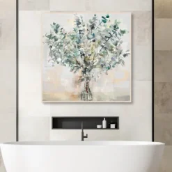 Kirkland's Home Canvas Art-Essential S I Framed Canvas Print, 35X35 In.