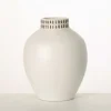 Kirkland's Home Vases-Etched Ceramic Urn Vase