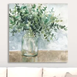 Kirkland's Home Canvas Art-Eucalyptus Bouquet Giclee Canvas Print, 30X30 In.