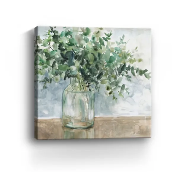 Kirkland's Home Canvas Art-Eucalyptus Bouquet Giclee Canvas Print, 40X40 In.