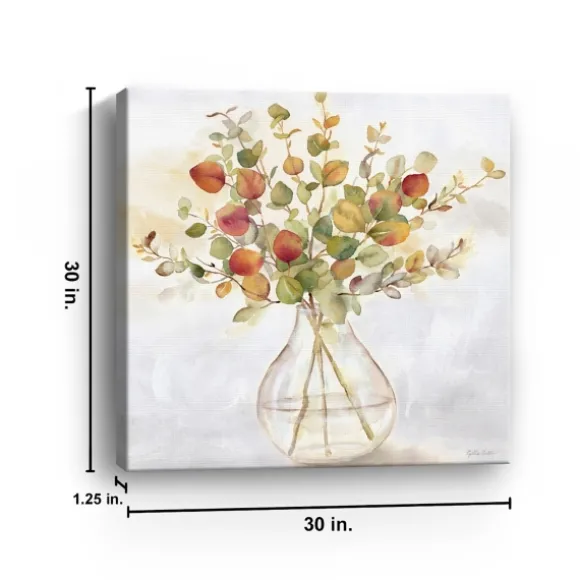 Kirkland's Home Canvas Art-Eucalyptus Vase Spice Ii Canvas Art Print