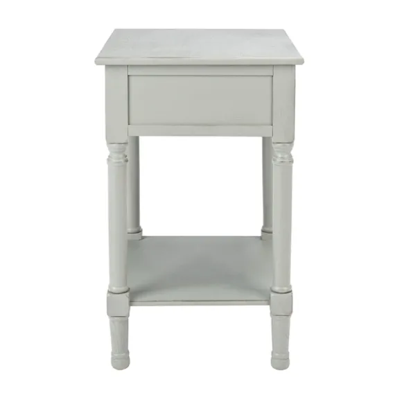 Kirkland's Home Accent & End Tables-Evelina Textured Single Drawer Accent Table