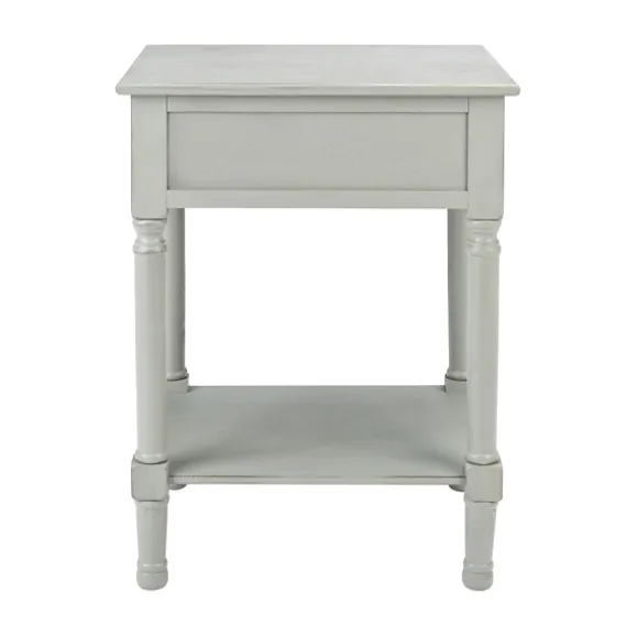 Kirkland's Home Accent & End Tables-Evelina Textured Single Drawer Accent Table