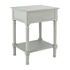 Kirkland's Home Accent & End Tables-Evelina Textured Single Drawer Accent Table