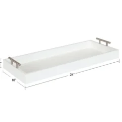 Kirkland's Home Decorative Trays-Evelyn Narrow Decorative Tray