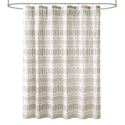 Kirkland's Home Shower Curtains-Eyelash Fringe Shower Curtain