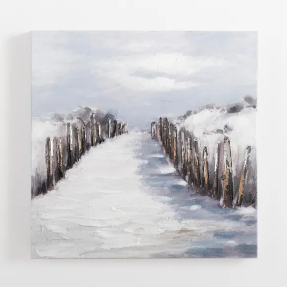 Kirkland's Home Canvas Art-Faded Beach Path Canvas Art Print