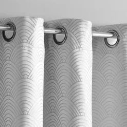 Kirkland's Home Curtains & Drapes-Fans Blackout Curtain Panel Set, 108 In.